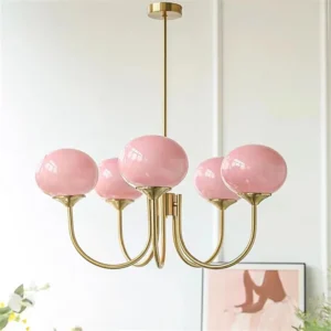 Dining Room Pendant Light Medieval Creative, French Cream Magic Bean Lamp